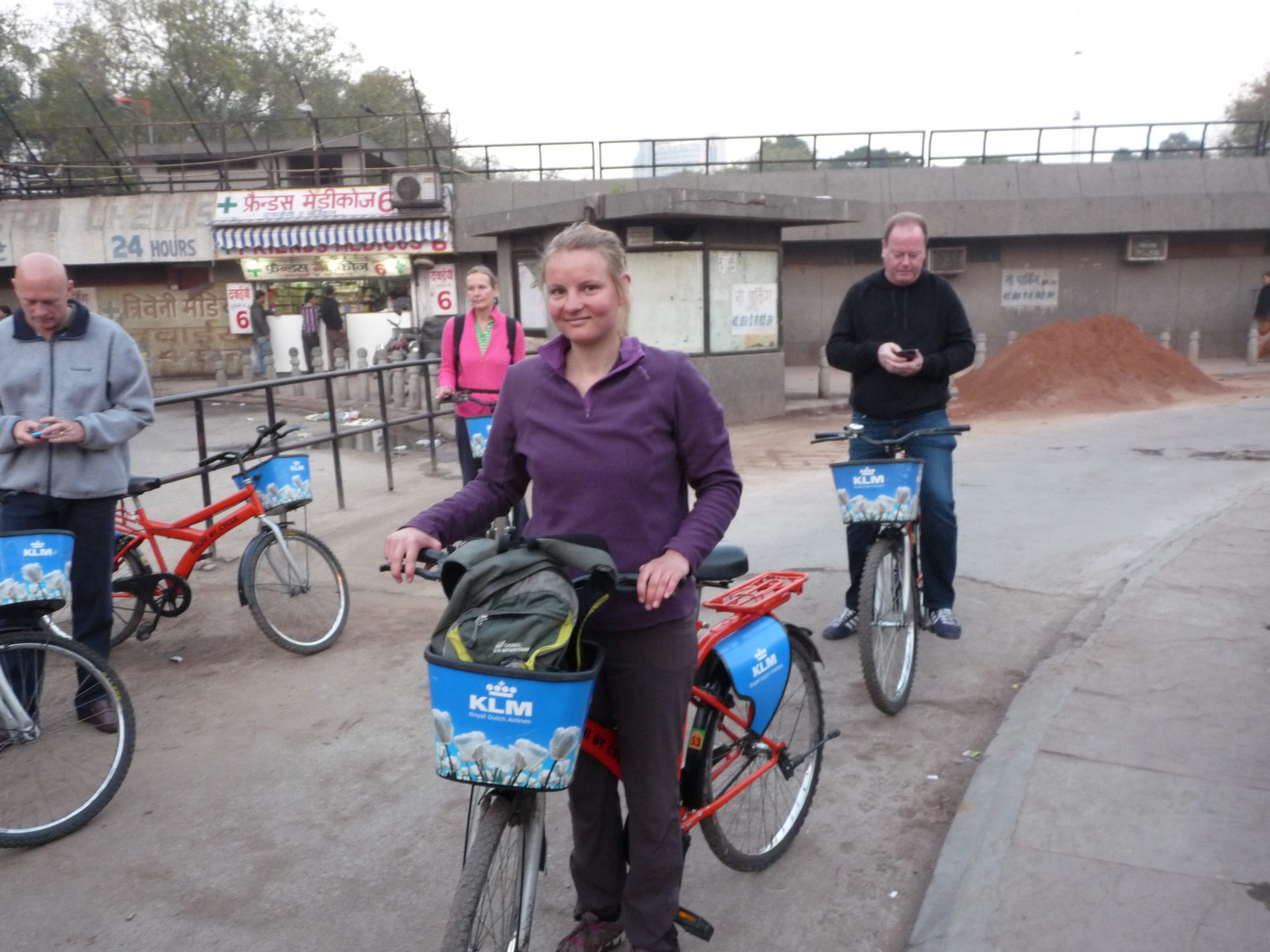 ich bin bereit für die Fahrrad Tour