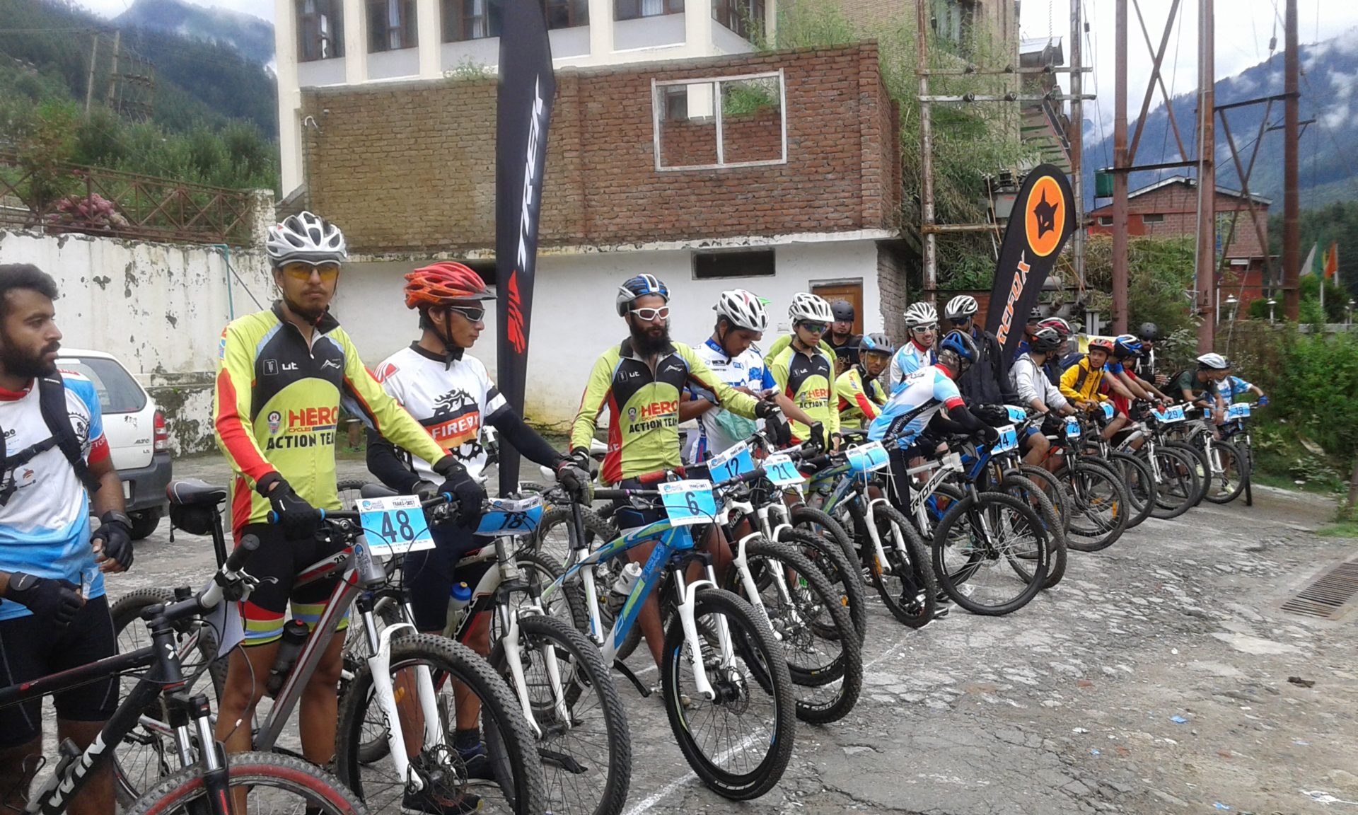 Kurz vor dem Start