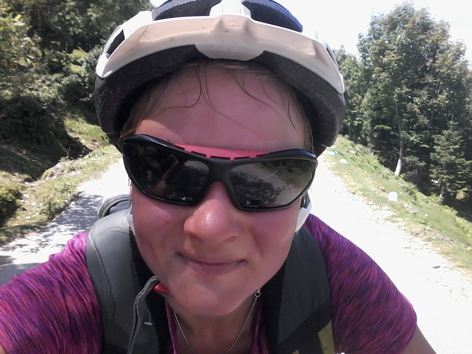 Selfie auf dem Weg zum Rothang pass