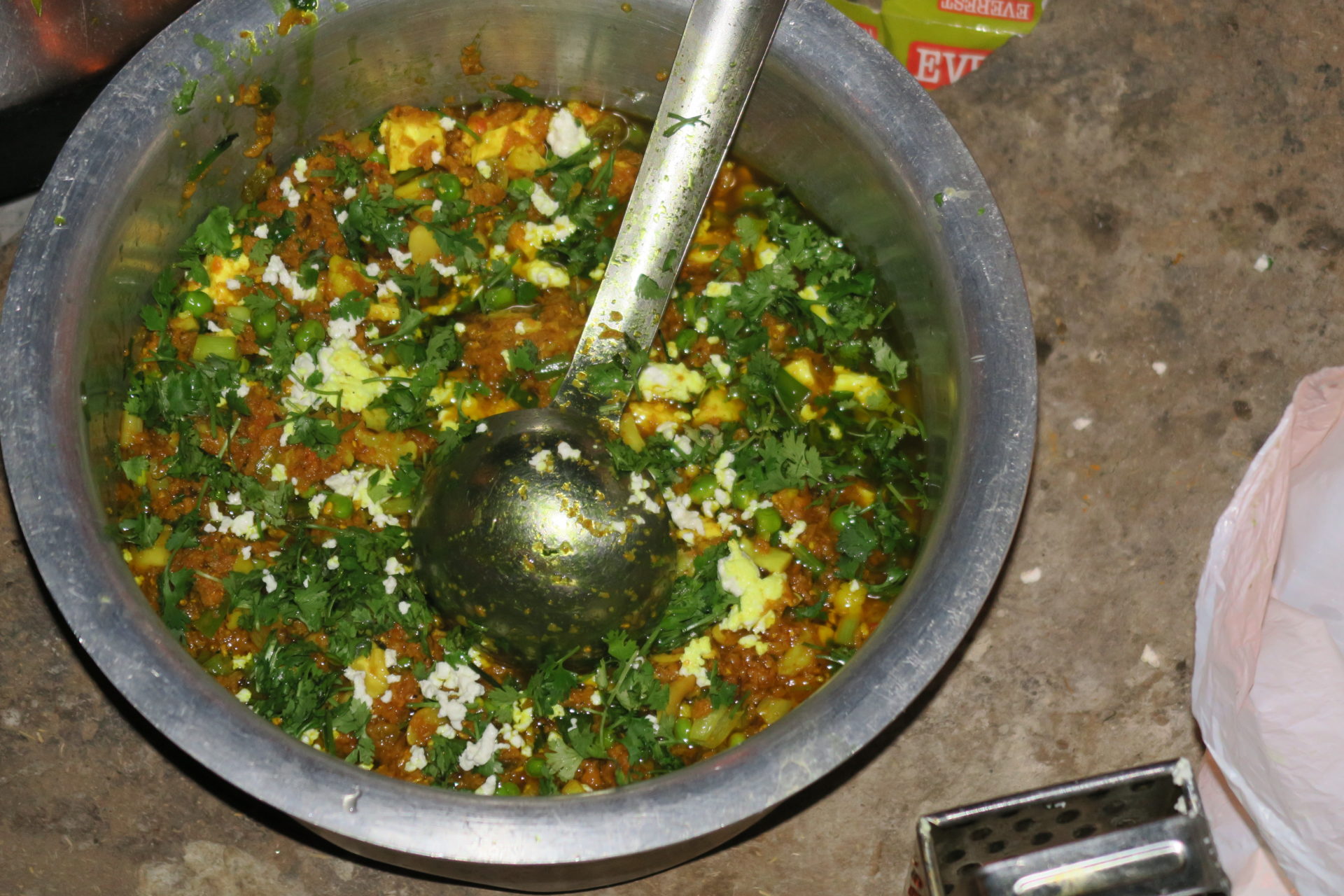 Das fertige Haldi Subzi